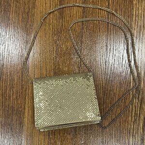 Vintage Whiting & Davis Gold Mesh Crossbody Bag